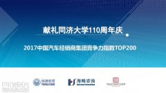 2017汽車(chē)經(jīng)銷(xiāo)商集團(tuán)競(jìng)爭(zhēng)力